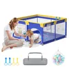 LZQ Laufstall Baby 127x127cm, Laufgitter Baby Absperrgitter Produktbild-Vorschau 15