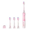 2x Seago Schallzahnbürste SG-977 für Kinder Zahnbürste rosa Produktbild-Vorschau 3