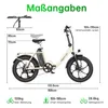 Maxtron Mule-S E-Bike Klapprad, 20×3.0 Zoll Reifen, Produktbild-Vorschau 10