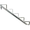 A galvanized metal stair stringer with five steps, shown against a white background. Náhled obrázku produktu