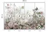 Muralo Selbstklebende Fototapete BLUMEN Blätter Produktbild-Vorschau 2