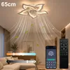 65cm Deckenventilator mit Licht, Blüten-Design – 6 Produktbild-Vorschau 1