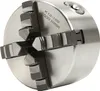 A close-up studio shot of a metal lathe chuck. Podgląd zdjęcia produktu