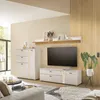 Highboard weiß mit Eiche LOVENO-61 Produktbild-Vorschau 8