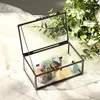 Schmuckkästchen Jewel Box Schmuckschatulle Ringbox Glas + Produktbild-Vorschau 3