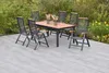 Merxx Gartenmöbel Set Tilos 7tlg., 6 Klappsessel, Produktbild-Vorschau 1