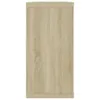 A single, rectangular wooden shelf with a light wood grain pattern against a white background. Náhled obrázku produktu