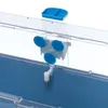 Close-up view of a pet water dispenser attached to the inside of a clear plastic enclosure. Anteprima dell’immagine prodotto