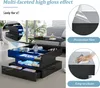 Sweiko 80x80x45cm Stolik kawowy Regulowany stolik kawowy z Podgląd zdjęcia produktu 13