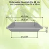 MePla - Untersetzer Quadrat 49x49 anthrazit Produktbild-Vorschau 3