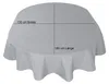 Tischdecke oval silber 135x180 cm Leinenoptik Lotuseffekt Produktbild-Vorschau 4