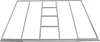 A metal frame structure on a white background. Anteprima dell’immagine prodotto