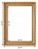 Ramka na zdjęcie Flora - Złota 30x40 Podgląd zdjęcia produktu 2
