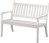Bank Hohenzollern, 115 cm, weiß Kunststoff weiß, 2-sitzig Produktbild-Vorschau 9