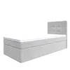 A single bed with a headboard against a white background. Produktbild-Vorschau