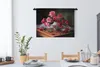 MuchoWow® Wandteppich Wandbehang Rosen - Stilleben - Rosa Produktbild-Vorschau 4