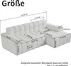 STILVORA Modulares Ecksofa 3-Sitzer mit Chaiselongue, Big Produktbild-Vorschau 7