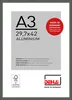 DEHA Design Aluminium Bilderrahmen Boston, 29,7x42 cm (A3), Produktbild-Vorschau 2