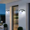 LED Außenwandleuchte 2er-Set, 24W, IP65, schwarz, 6500K Productafbeelding-voorbeeld