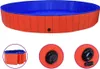 Piscine pliable pour chiens Rouge 300x40 cm PVC Voir les images du produit 1
