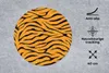 MuchoWow® Mauspad Mousepad Tigerdruck - Orange - Schwarz Produktbild-Vorschau 2