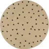 Teppich Handgefertigt Jute mit Dreiecksmuster 150 cm Produktbild-Vorschau 1