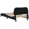 Bettgestell ohne Matratze "Hvar" Schwarz 90x190 cm Produktbild-Vorschau 5