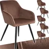 tectake® Esszimmerstuhl Marilyn gepolstert, in Samtoptik 58 Produktbild-Vorschau 11