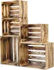 A stack of wooden crates arranged in a stepped formation against a white background. Anteprima dell’immagine prodotto