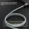 AdroitGoods 8K HDMI kábel - 2.1 Nylon 8K 60Hz 4K 120Hz - 2 Náhľad obrázku produktu 4