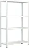 Schulte Fachbodenregal 1000x1800x400mm in sonderweiß mit 4 Produktbild-Vorschau 2