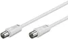 Goobay 11510 Koaxialkabel 1,5 m Koaxial Weiß Produktbild-Vorschau 11