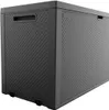 A dark gray outdoor storage box with a textured pattern. Náhľad obrázku produktu