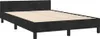 vidaXL Struttura letto senza materasso nero 120x200 cm Anteprima dell’immagine prodotto 3