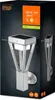 The image shows the packaging of an outdoor wall light with a sensor. Produktbild-Vorschau