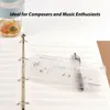 Notenlinien-Schablone für Komponisten, transparentes Lineal Produktbild-Vorschau 3