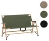 Bambus Campingbank MCW-Q40, Outdoorbank Picknickbank Produktbild-Vorschau 9