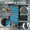 Werkstattwagen "Trutzi" abschließbar  6 Schubladen 78 x 64 Produktbild-Vorschau 4