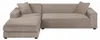 Sofabezug 2 Sitzer 145-185cm - Beige - Samt - Stretch Produktbild-Vorschau 10