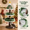 KOMFOTTEU: Albero per gatti alto 143 cm, con piattaforme Anteprima dell’immagine prodotto 4