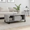 vidaXL Konferenční stolek Grey Sonoma 90x50x36,5 cm Náhled obrázku produktu 2