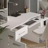 Scrivania Vicco Crossline Bianco 120.1 x 59.5 cm, Model Anteprima dell’immagine prodotto 4