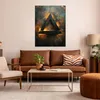 Leinwandbilder Wandbild Abstrakt Gold Schwarz 100x75 cm XXL Produktbild-Vorschau 3
