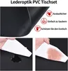 Tischsets abwaschbar 6er Set, Abwischbar Lederoptik Produktbild-Vorschau 2