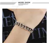 Motorradkette Herren Armband Edelstahl Biker Gliederkette Produktbild-Vorschau 4