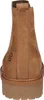 A close-up, rear view of a brown boot. Produktbild-Vorschau