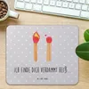 Mr. & Mrs. Panda Mouse Pad Streichhölzer - Grau Pastell - Produktbild-Vorschau 2