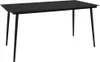 vidaXL 7-tlg. Garten-Essgruppe PVC Rattan Schwarz Produktbild-Vorschau 3