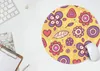MuchoWow® Mauspad Mousepad Muster - Blumen - Lila - Orange Produktbild-Vorschau 6