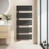 EMKE Badheizkörper Flach 132x60 cm Schwarz Handtuchwärmer Produktbild-Vorschau 1